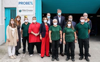 El alcalde de Badalona visita Rido Envase