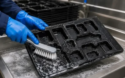 Guía práctica de mantenimiento y limpieza de bandejas termoformadas industriales